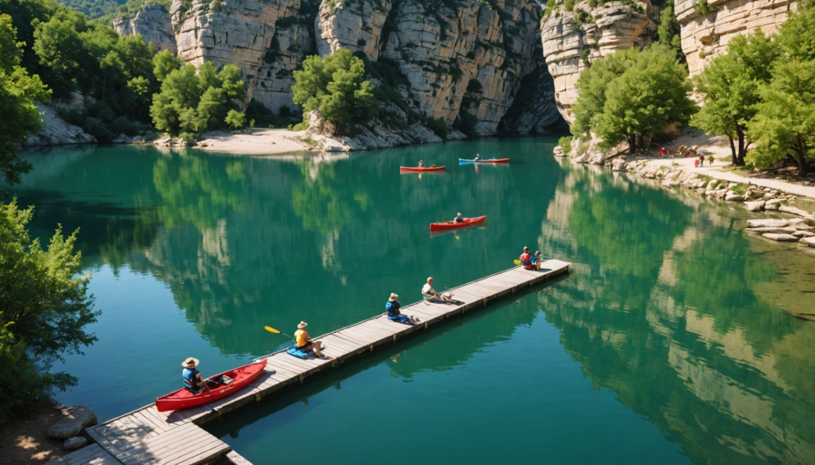 Rivières et cascades ardèche : loisirs nautiques variés, détente avec ciela village